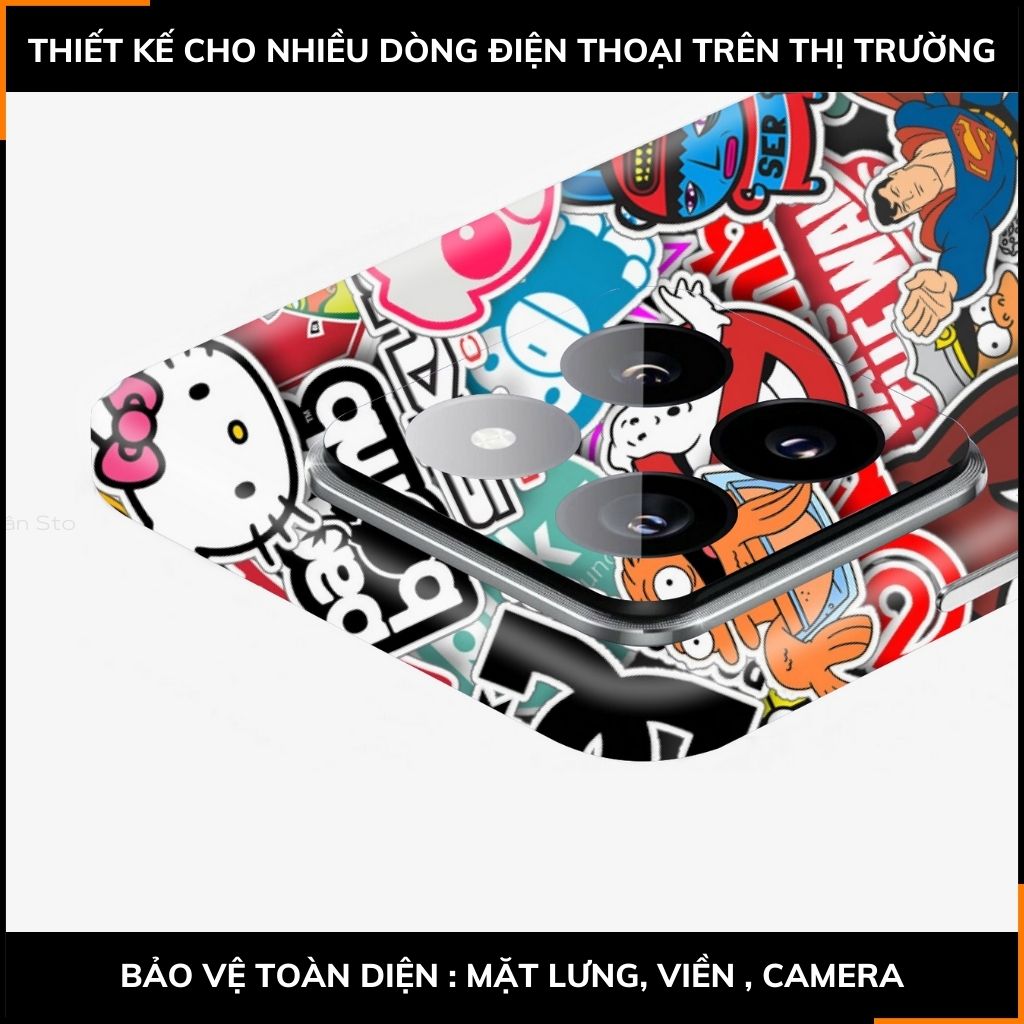 Dán skin điện thoại Xiaomi Mi 14 , Mi 14 Pro full body và camera nhập khẩu chính hãng USA in hình STICKER BOOM - SKD L14 phụ kiện điện thoại huỳnh tân store