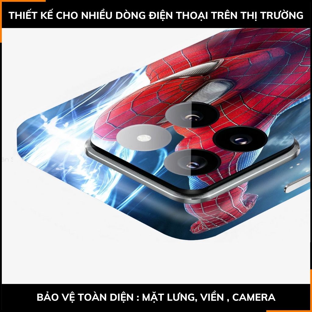 Dán skin điện thoại Xiaomi Mi 14 , Mi 14 Pro full body và camera nhập khẩu chính hãng USA in hình MERRY SPIDER MAN - SKD V15 phụ kiện điện thoại huỳnh tân store