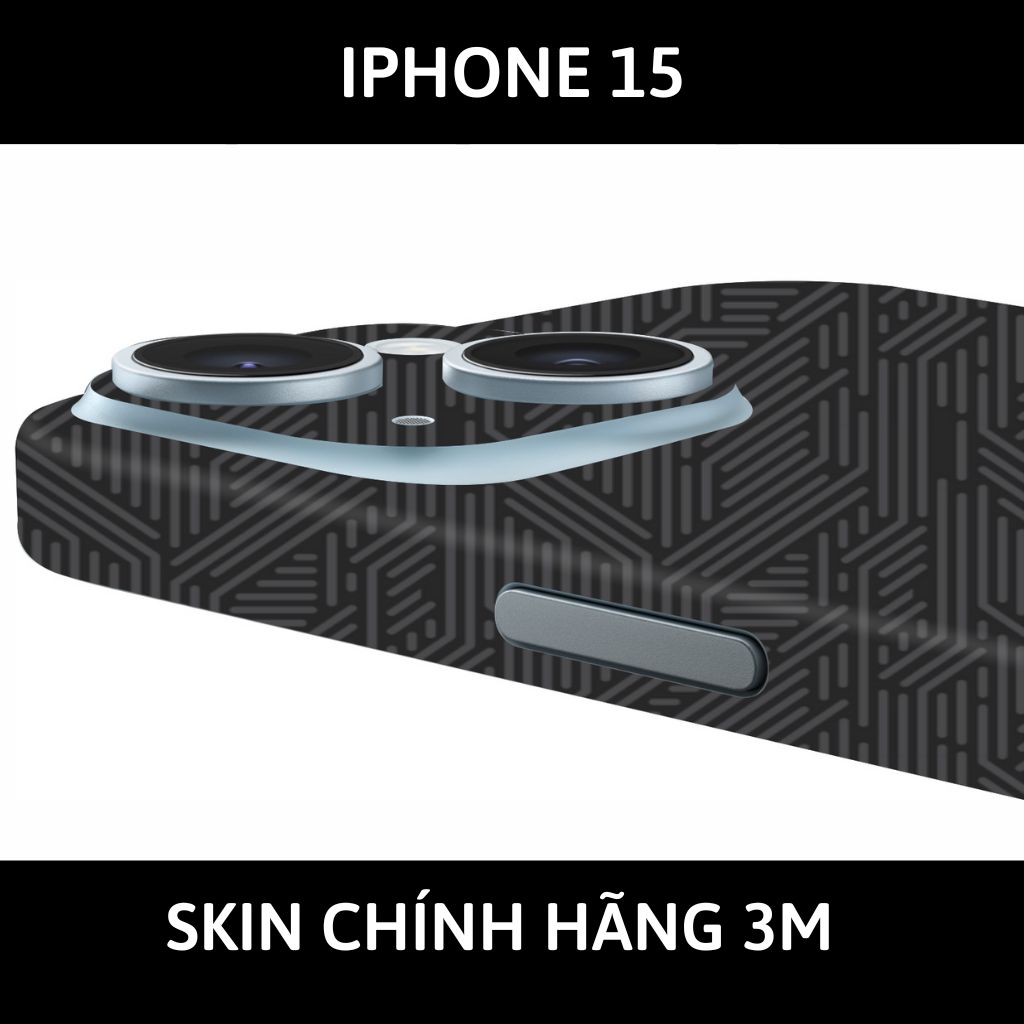 Dán skin điện thoại Iphone 15, Iphone 15 Plus full body và camera nhập khẩu chính hãng USA phụ kiện điện thoại huỳnh tân store - PATTEN TEXTURE 02 - Warp Skin Collection