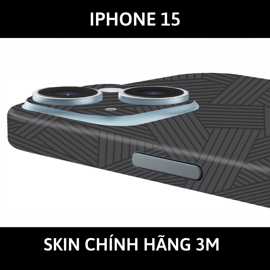 Dán skin điện thoại Iphone 15, Iphone 15 Plus full body và camera nhập khẩu chính hãng USA phụ kiện điện thoại huỳnh tân store - PATTEN TEXTURE 06 - Warp Skin Collection