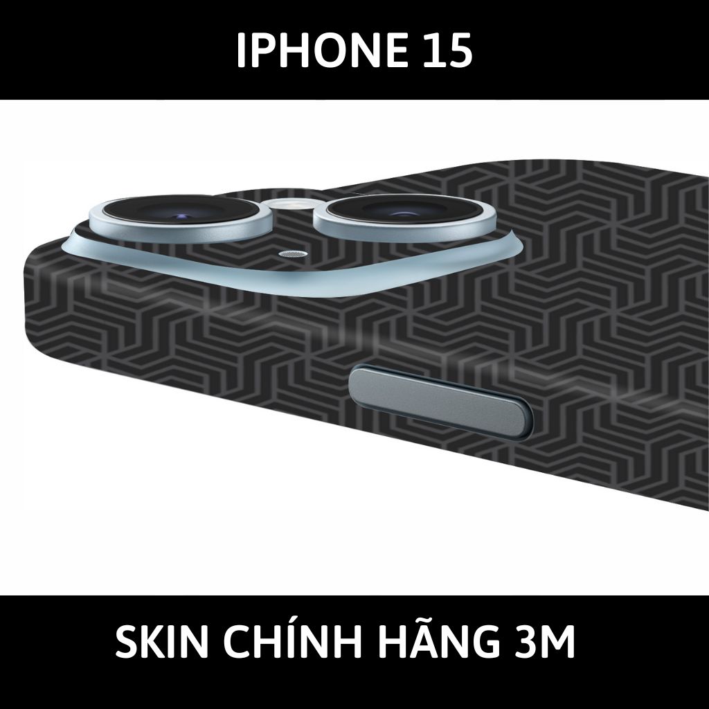 Dán skin điện thoại Iphone 15, Iphone 15 Plus full body và camera nhập khẩu chính hãng USA phụ kiện điện thoại huỳnh tân store - PATTEN TEXTURE 04 - Warp Skin Collection