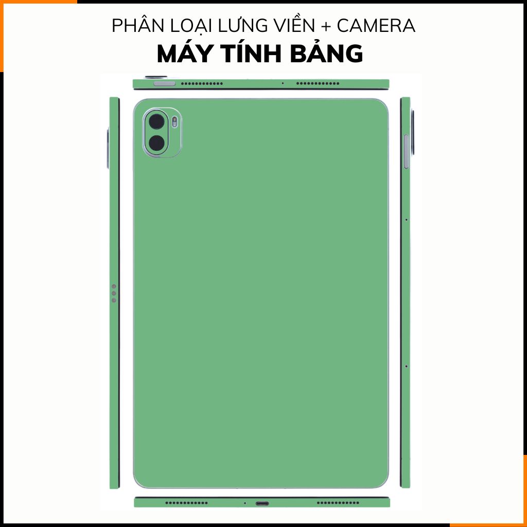 Dán skin máy tính bảng xiaomi, huawei, oppo, lenovo, google, microsoft, vivo full body và camera chính hãng ORAFOL nhập khẩu từ ĐỨC MÁY TÍNH BẢNG - PASTEL GREEN - SK A02 02 phụ kiện điện thoại huỳnh tân store