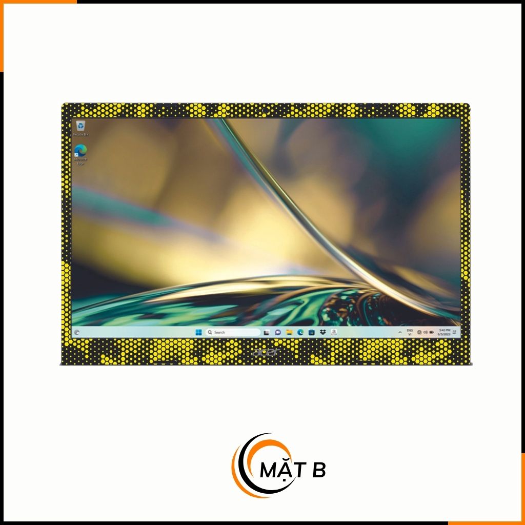 Dán skin laptop asus, dell , acer, hp, msi chính hãng ORAFOL nhập khẩu ĐỨC - SKIN 3M - LAPTOP - MAMBA YELLOW - SK B03 06 phụ kiện điện thoại huỳnh tân store