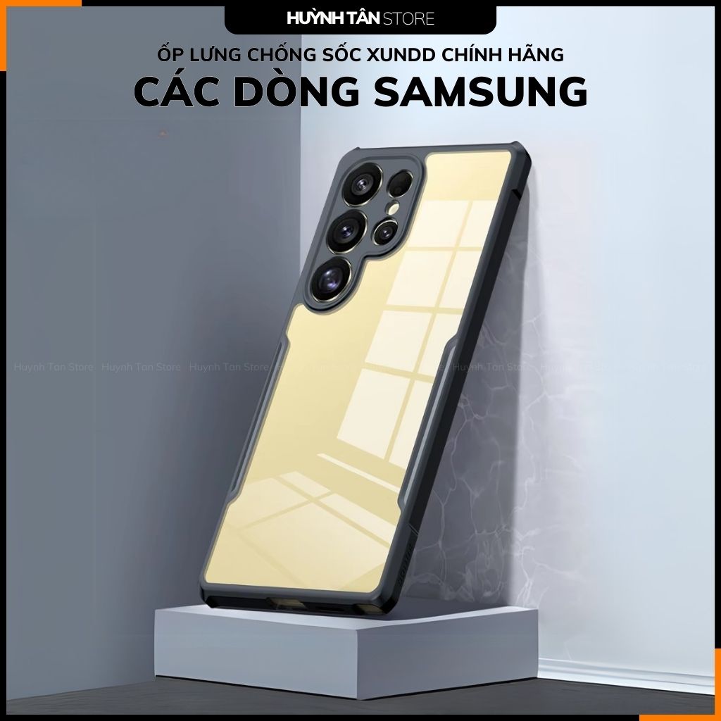 Ốp lưng samsung s25 ultra s25 plus s25 chống sốc xundd bảo vệ camera chính hãng chống ố vàng