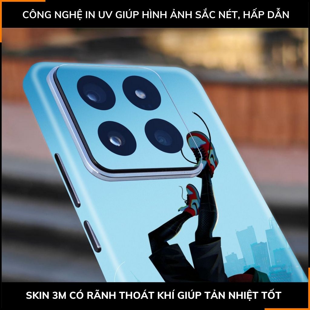 Dán skin điện thoại Xiaomi Mi 14 , Mi 14 Pro full body và camera nhập khẩu chính hãng USA in hình MERRY SPIDER MAN - SKD V17 phụ kiện điện thoại huỳnh tân store