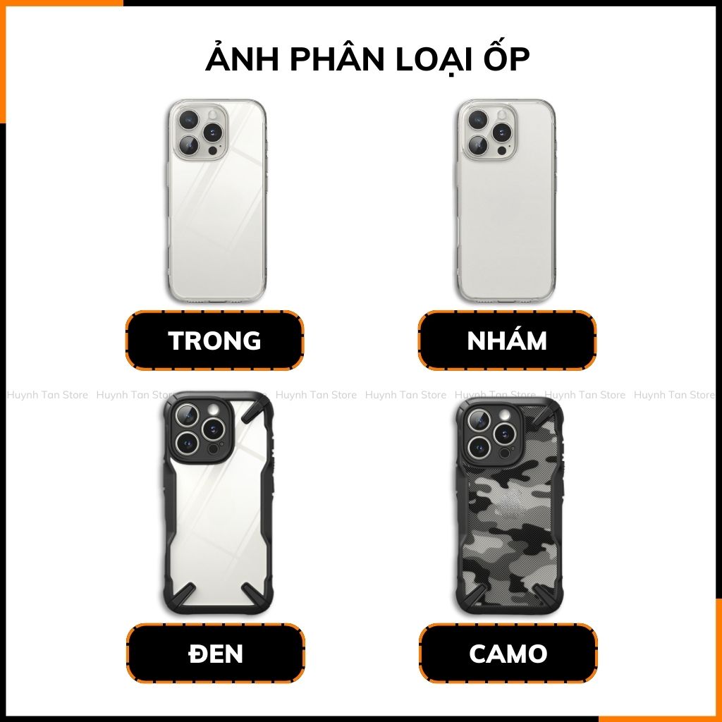 Ốp lưng iphone 16 Pro Max RINGKE chính hãng trong suốt chống sốc FUSION X chống ố vàng huỳnh tân store