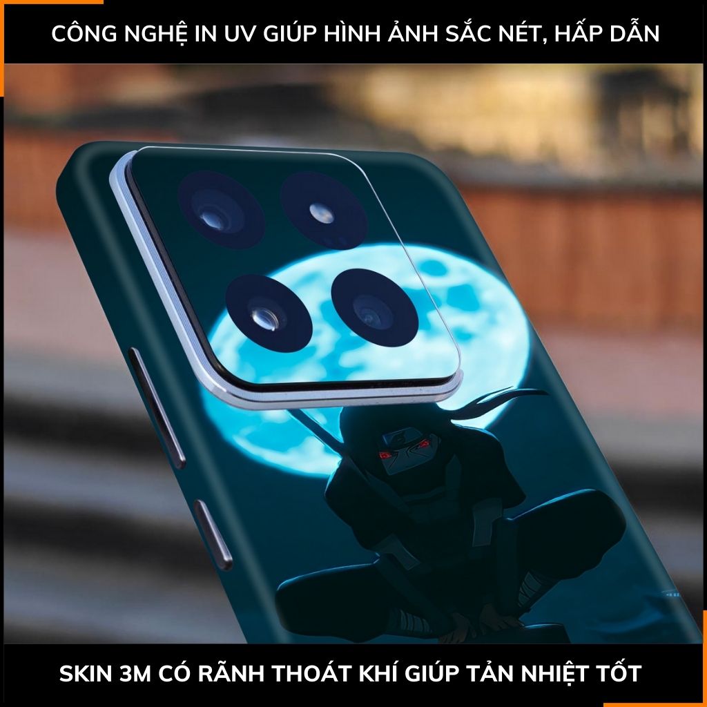 Dán skin điện thoại Xiaomi Mi 14 , Mi 14 Pro full body và camera nhập khẩu chính hãng USA in hình NARUTO - SKD N05 phụ kiện điện thoại huỳnh tân store