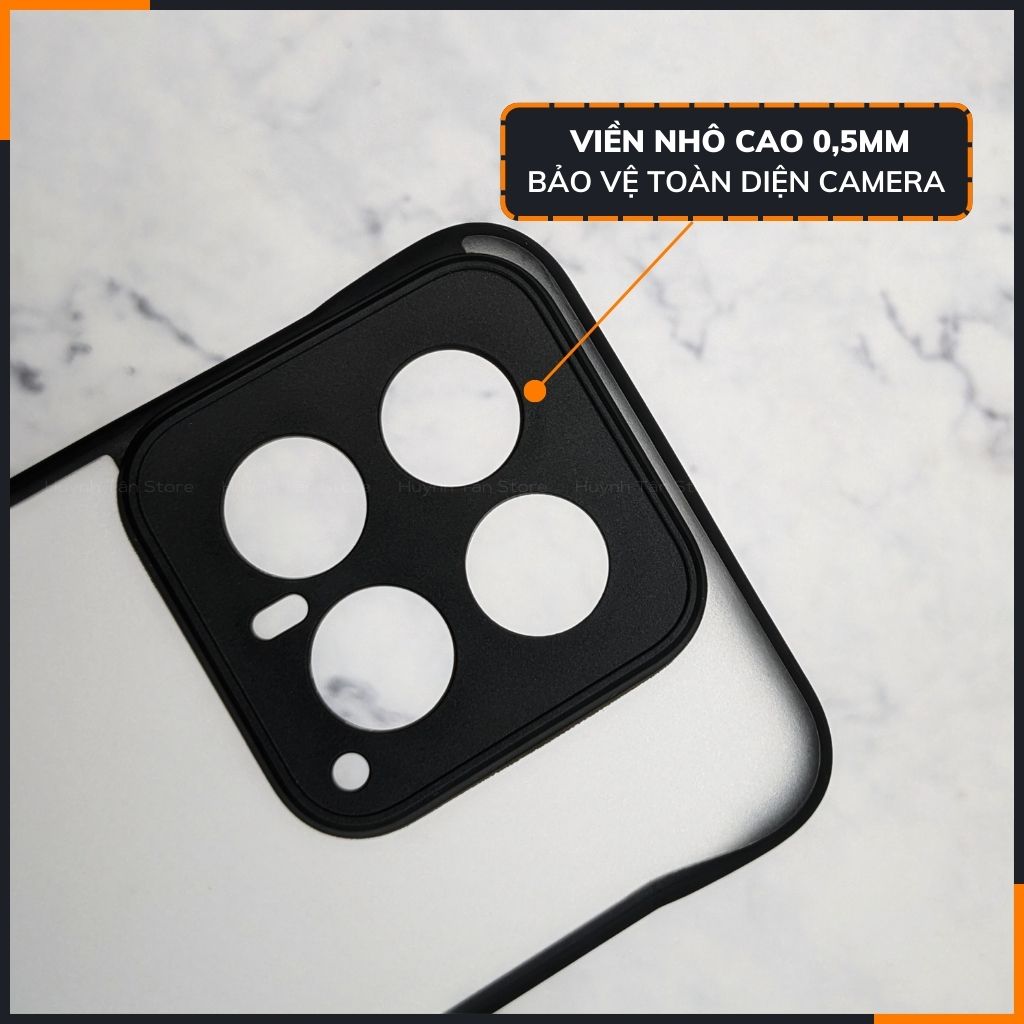 Ốp lưng xiaomi mi 14 nửa cạnh lưng nhám chống bám vân tay bảo vệ camera phụ kiện điện thoại huỳnh tân store