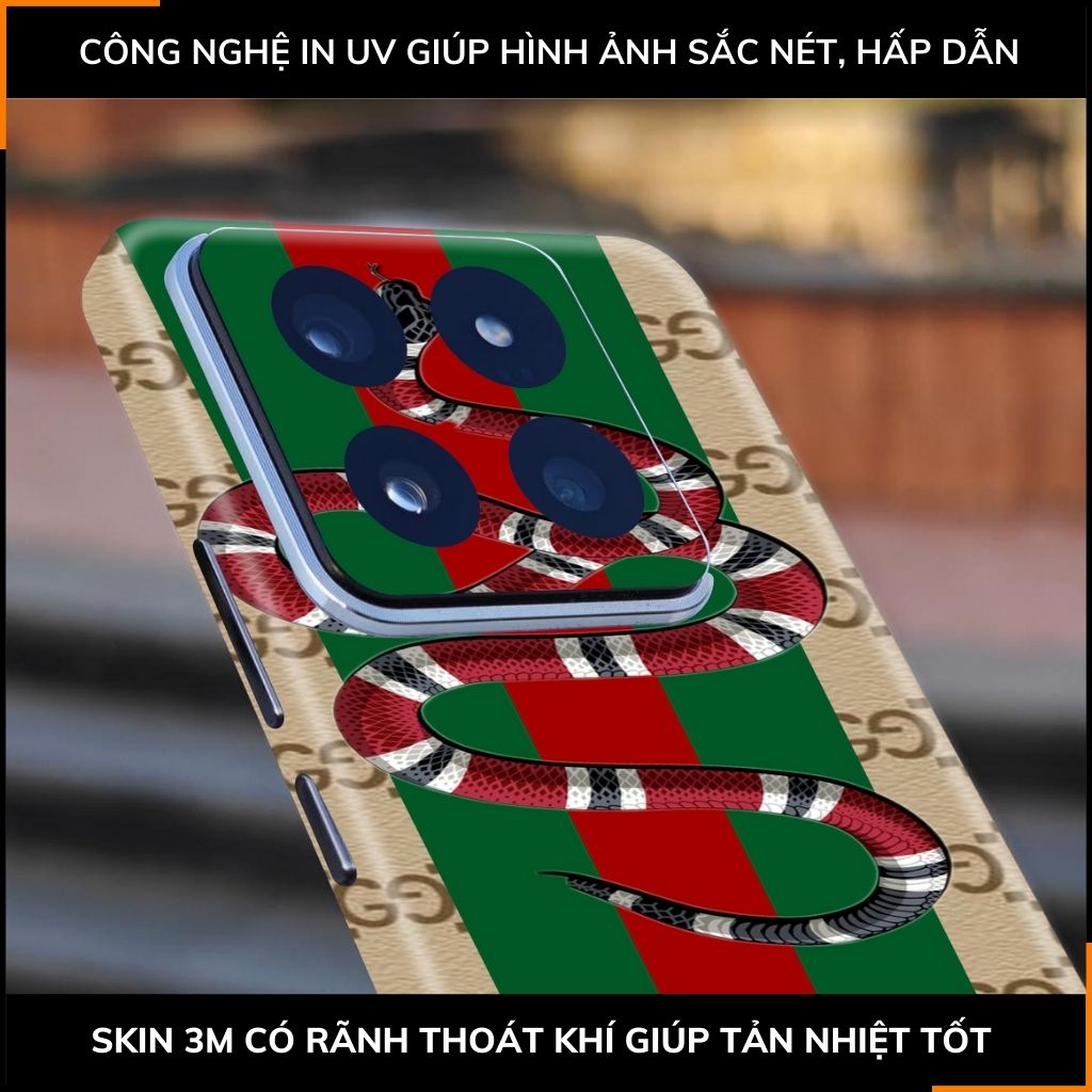Dán skin điện thoại Xiaomi Mi 14 , Mi 14 Pro full body và camera nhập khẩu chính hãng USA in hình Thương Hiệu - SKD E08 phụ kiện điện thoại huỳnh tân store