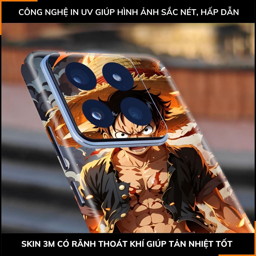 Dán skin điện thoại Xiaomi Mi 14 , Mi 14 Pro full body và camera nhập khẩu chính hãng USA in hình ONE PIECE - SKD G01 phụ kiện điện thoại huỳnh tân store