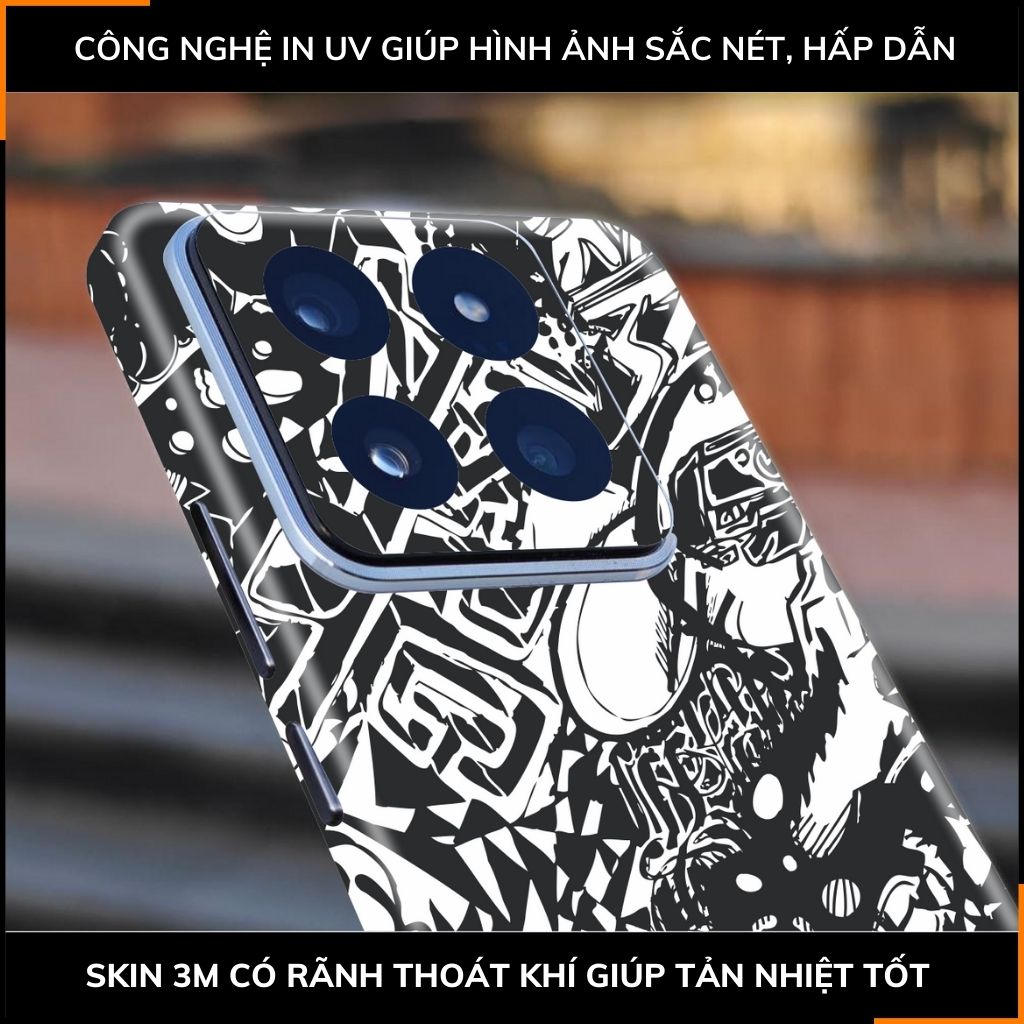 Dán skin điện thoại Xiaomi Mi 14 , Mi 14 Pro full body và camera nhập khẩu chính hãng USA in hình STICKER BOOM - SKD L07 phụ kiện điện thoại huỳnh tân store