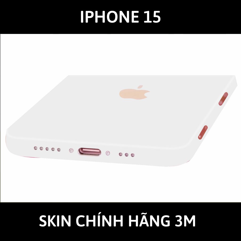 Dán skin điện thoại Iphone 15, Iphone 15 Plus full body và camera nhập khẩu chính hãng USA phụ kiện điện thoại huỳnh tân store - PASTEL WHITE - Warp Skin Collection