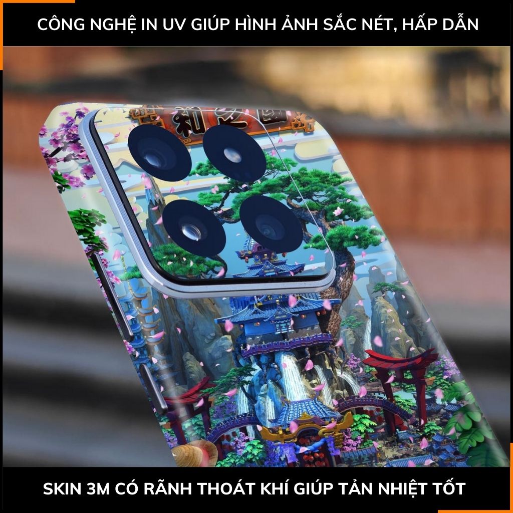 Dán skin điện thoại Xiaomi Mi 14 , Mi 14 Pro full body và camera nhập khẩu chính hãng USA in hình ONE PIECE - SKD G03 phụ kiện điện thoại huỳnh tân store