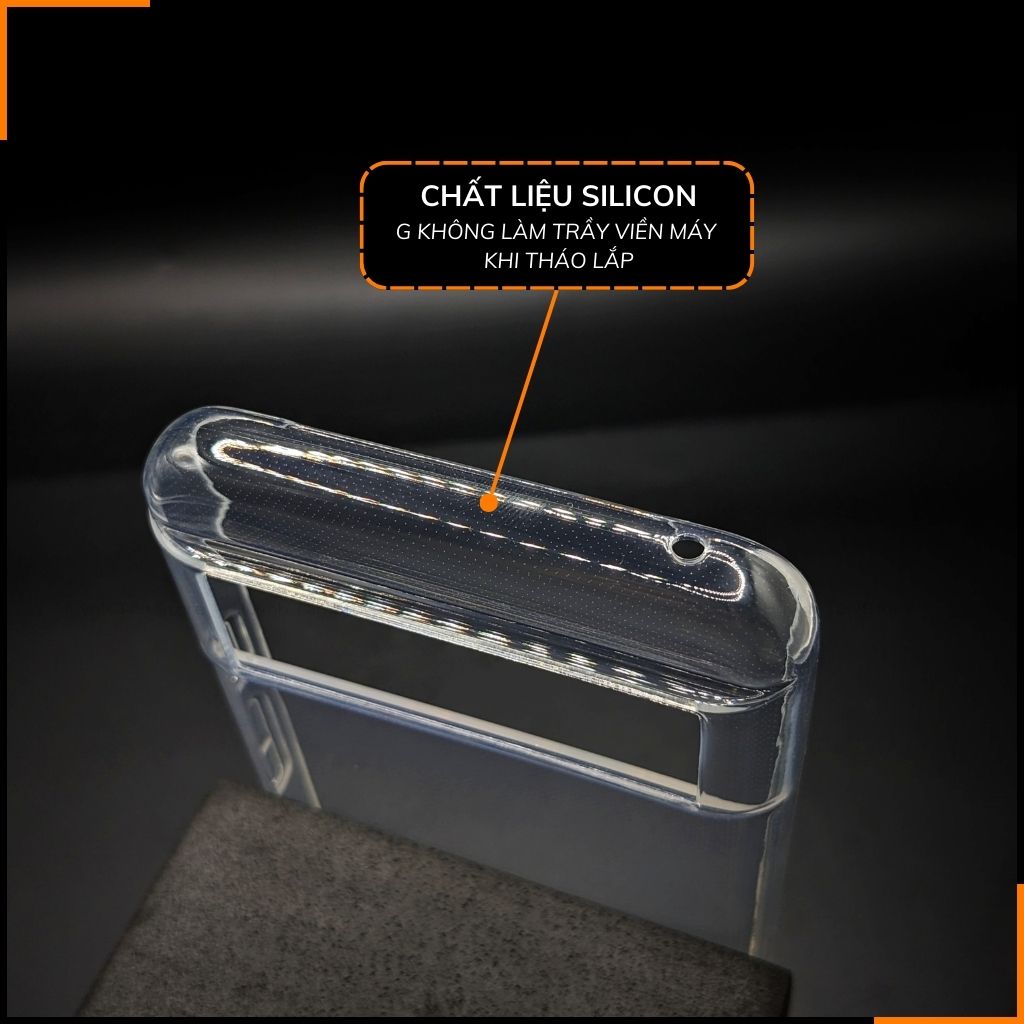 Ốp lưng google pixel 8 silicon GOR trong suốt chính hãng bảo vệ camera phụ kiện huỳnh tân store