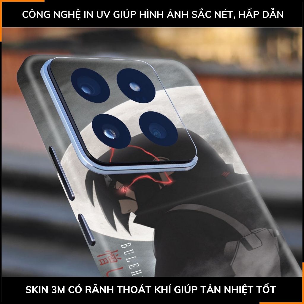 Dán skin điện thoại Xiaomi Mi 14 , Mi 14 Pro full body và camera nhập khẩu chính hãng USA in hình NARUTO - SKD N07 phụ kiện điện thoại huỳnh tân store