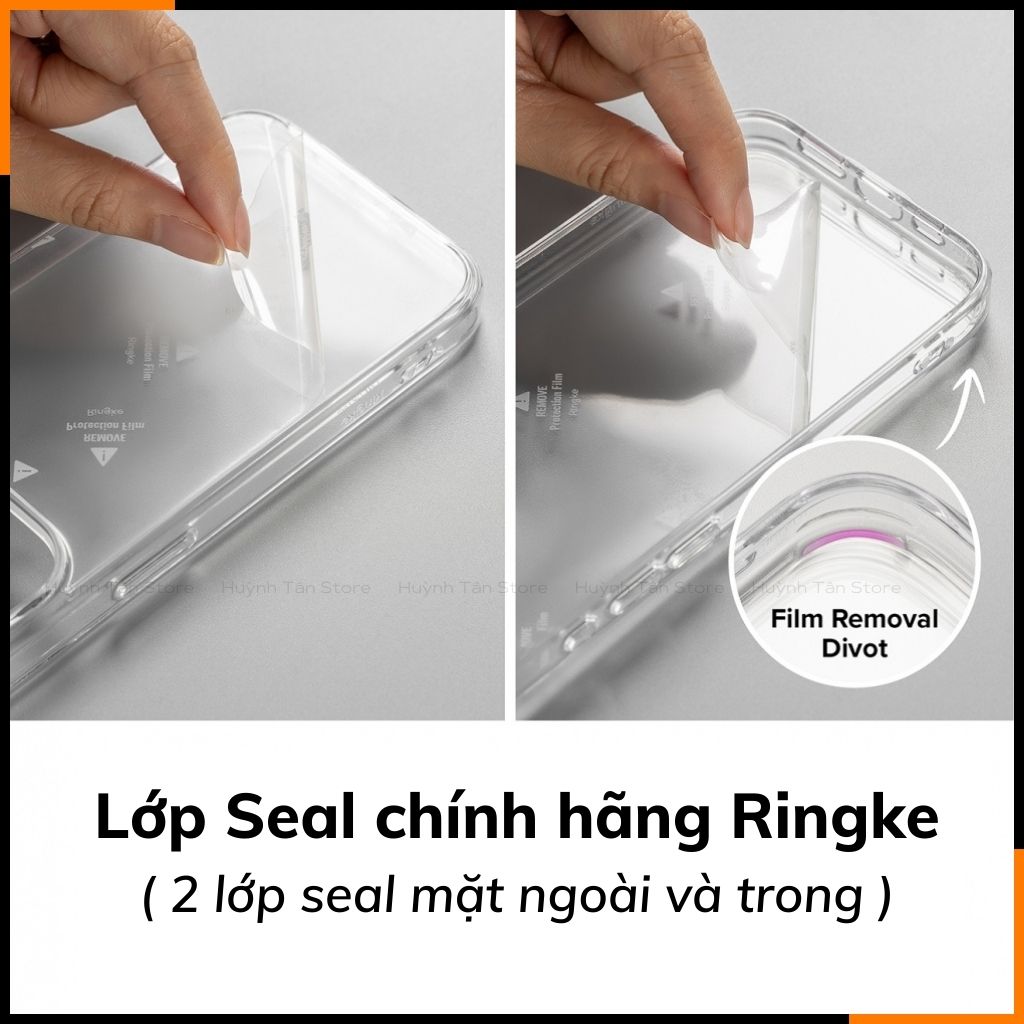 Ốp lưng google pixel 8 RINGKE chính hãng trong suốt chống sốc FUSION X chống ố vàng phụ kiện điện thoại huỳnh tân