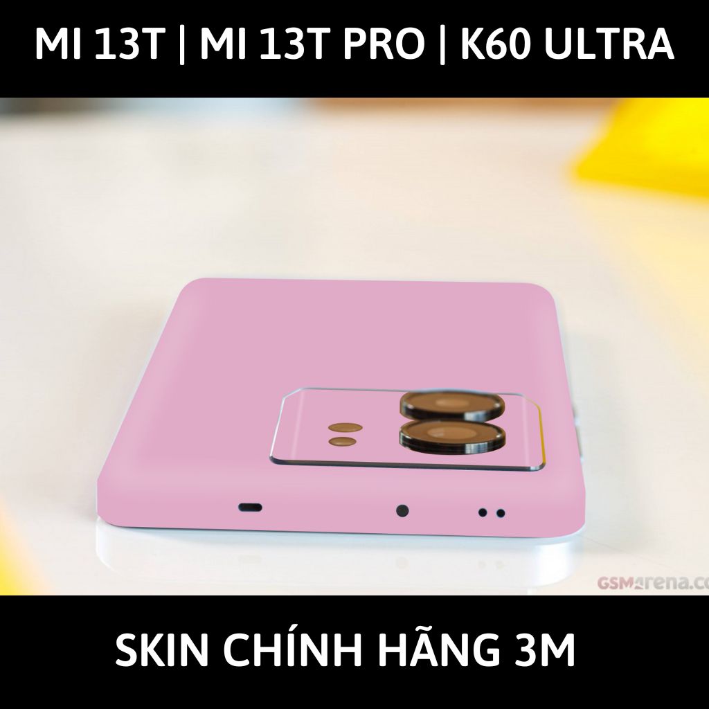 Dán skin điện thoại Mi 13T | Mi 13T Pro  | K60 Ultra full body và camera nhập khẩu chính hãng USA phụ kiện điện thoại huỳnh tân store - PASTEL PINK - Warp Skin Collection