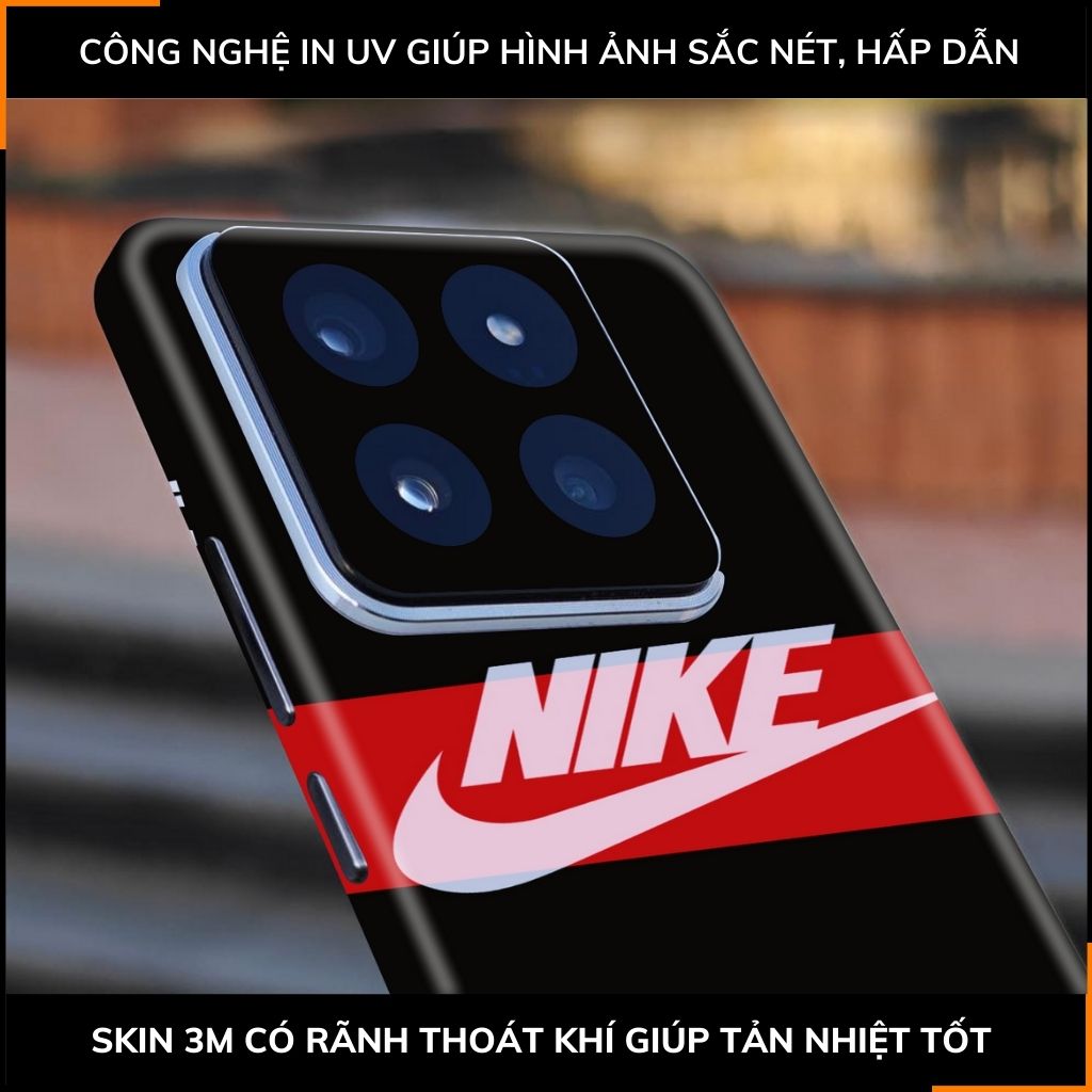Dán skin điện thoại Xiaomi Mi 14 , Mi 14 Pro full body và camera nhập khẩu chính hãng USA in hình Thương Hiệu - SKD E02 phụ kiện điện thoại huỳnh tân store