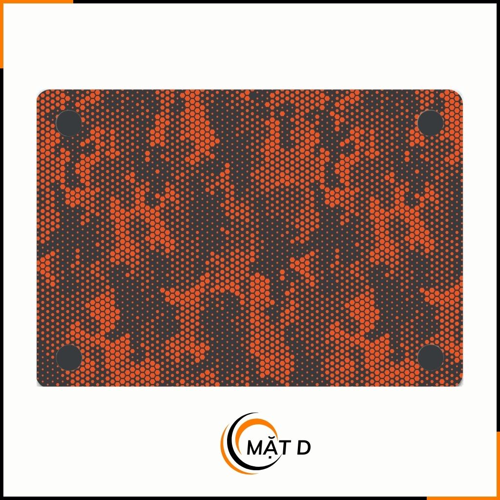 Dán skin macbook pro, macbook air chính hãng 3M nhập khẩu USA - SKIN 3M - MACBOOK - MAMBA ORANGE - SK-B03-07 phụ kiện điện thoại huỳnh tân store