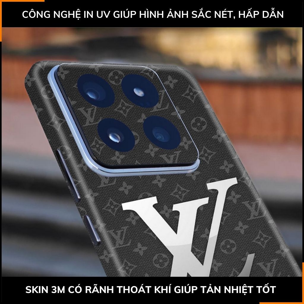 Dán skin điện thoại Xiaomi Mi 14 , Mi 14 Pro full body và camera nhập khẩu chính hãng USA in hình Thương Hiệu - SKD E01 phụ kiện điện thoại huỳnh tân store