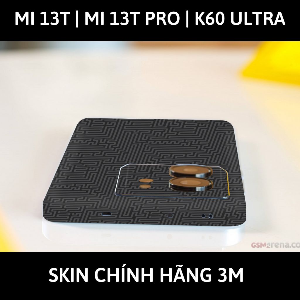 Dán skin điện thoại Mi 13T | Mi 13T Pro  | K60 Ultra full body và camera nhập khẩu chính hãng USA phụ kiện điện thoại huỳnh tân store -  PATTEN TEXTURE 03 - Warp Skin Collection