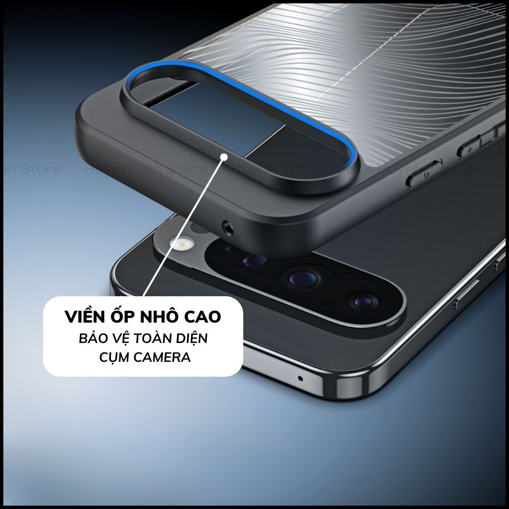 Ốp lưng google pixel 9 9 pro aimo chính hãng duxducis chống va đập trong suốt không ố vàng huỳnh tân store