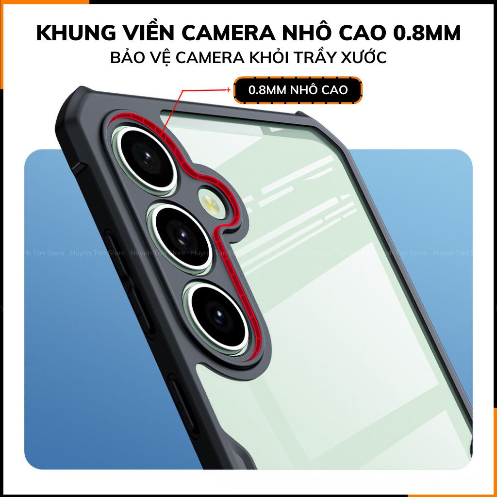 vỐp lưng Samsung S24 Fe chống sốc xundd bảo vệ camera chính hãng chống ố vàng phụ kiện điện thoại huỳnh tân store