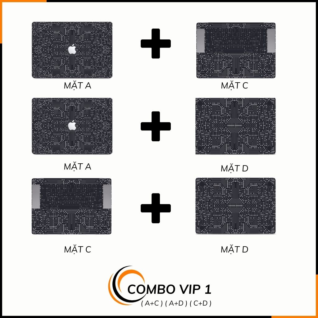 Dán skin macbook pro, macbook air chính hãng 3M nhập khẩu USA - SKIN 3M - MACBOOK - ELECTRIC BLACK - SK B01 01 phụ kiện điện thoại huỳnh tân store