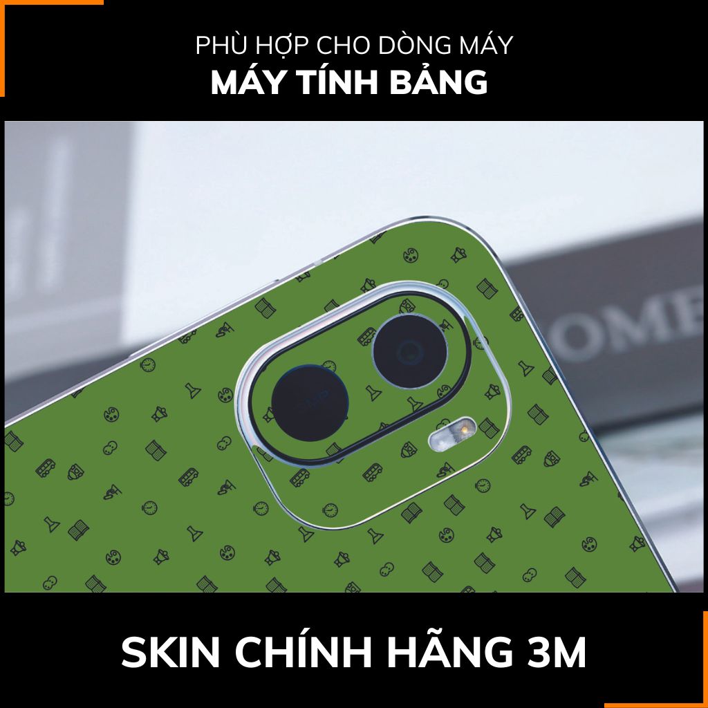 Dán skin máy tính bảng xiaomi, huawei, oppo, lenovo, google, microsoft, vivo  full body và camera chính hãng ORAFOL nhập khẩu từ ĐỨC MÁY TÍNH BẢNG  - MANY STICKER GREEN -  SK B14 05 phụ kiện điện thoại huỳnh tân store