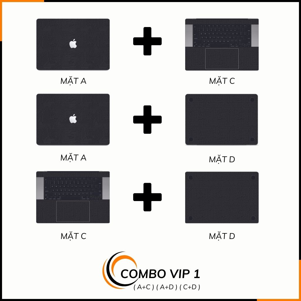 Dán skin macbook pro, macbook air chính hãng 3M nhập khẩu USA - SKIN 3M - MACBOOK - PATTEN TEXTURE 03 - SK-B05-03 phụ kiện điện thoại huỳnh tân store