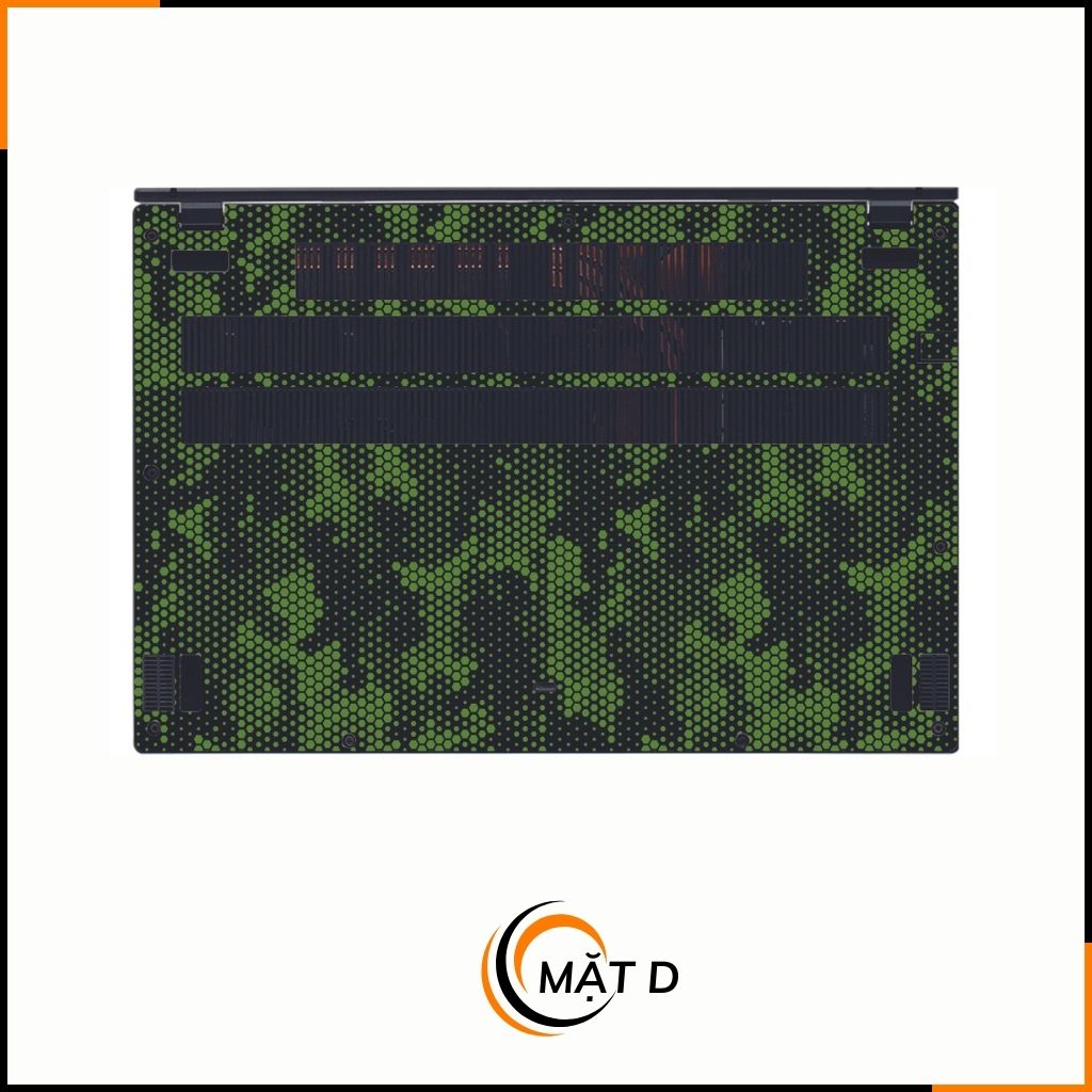 Dán skin laptop asus, dell , acer, hp, msi chính hãng ORAFOL nhập khẩu ĐỨC - SKIN 3M - LAPTOP - MAMBA GREEN - SK B03 03 phụ kiện điện thoại huỳnh tân store