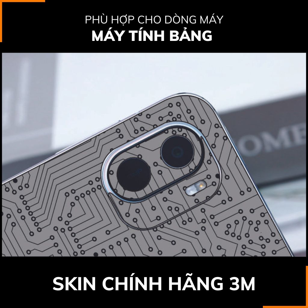 Dán skin máy tính bảng xiaomi, huawei, oppo, lenovo, google, microsoft, vivo full body và camera chính hãng ORAFOL nhập khẩu từ ĐỨC MÁY TÍNH BẢNG - ELECTRIC GREY - SK B01 02 phụ kiện điện thoại huỳnh tân store