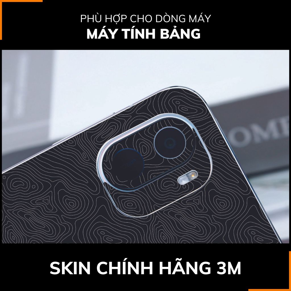 Dán skin máy tính bảng xiaomi, huawei, oppo, lenovo, google, microsoft, vivo  full body và camera chính hãng ORAFOL nhập khẩu từ ĐỨC MÁY TÍNH BẢNG  - MAP BLACK -  SK B13 02 phụ kiện điện thoại huỳnh tân store