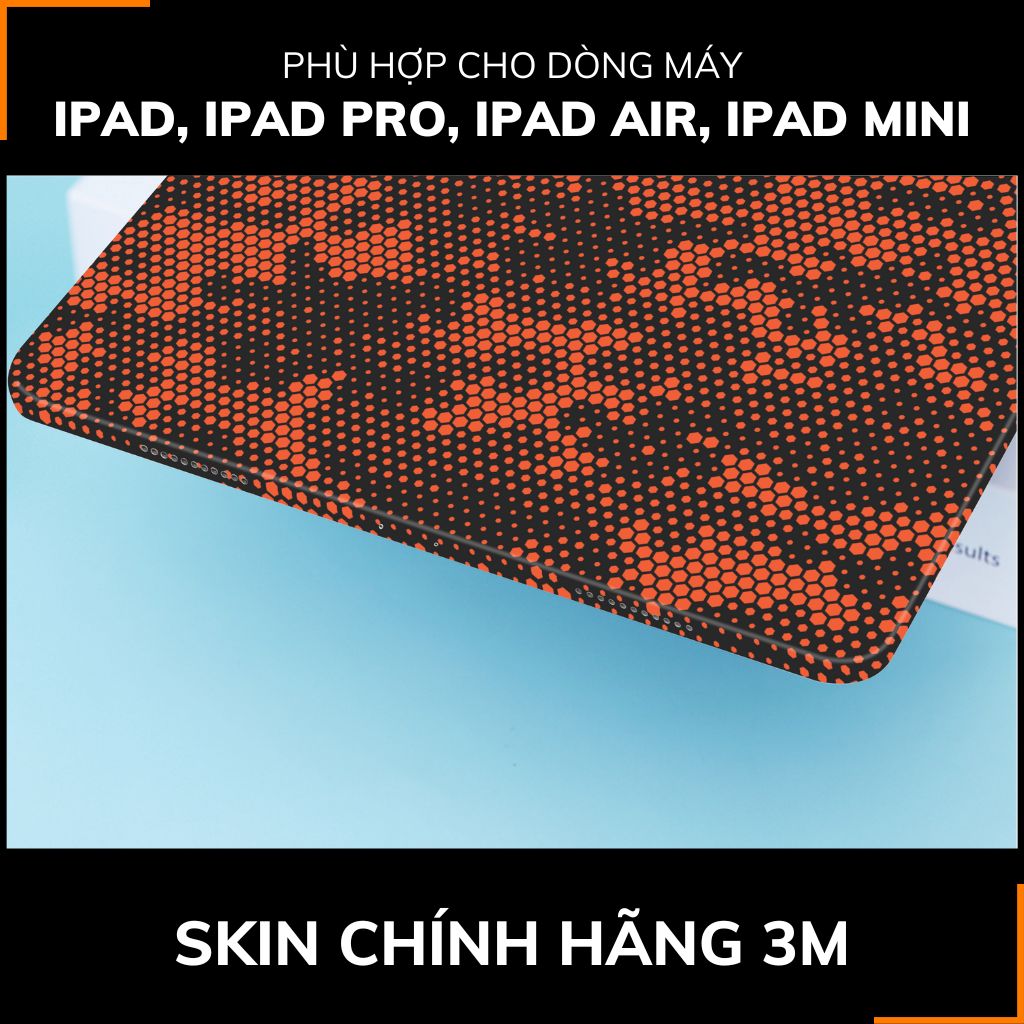 Dán skin ipad , ipad pro, ipad air , ipad mini full body và camera chính hãng 3M - MAMBA ORANGE - SK B03 07 phụ kiện điện thoại huỳnh tân store