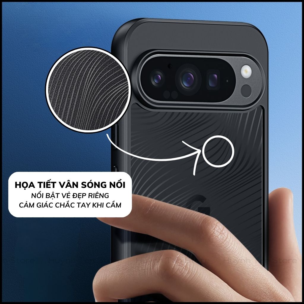 Ốp lưng google pixel 9 9 pro aimo chính hãng duxducis chống va đập trong suốt không ố vàng huỳnh tân store