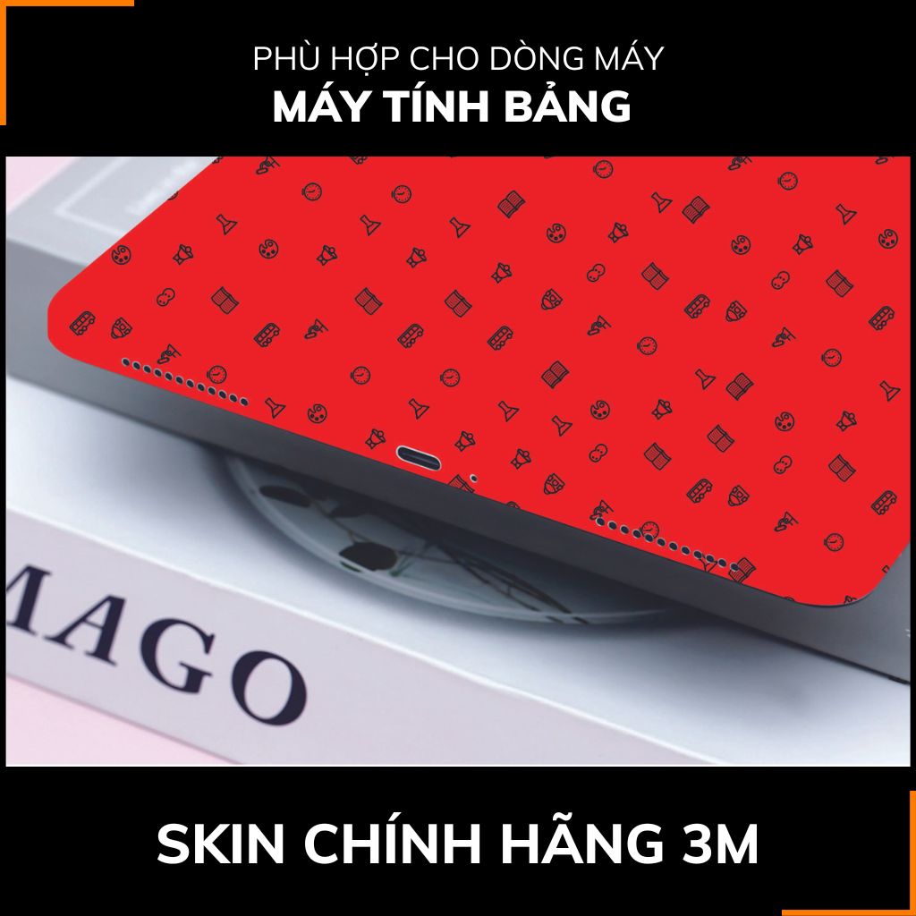Dán skin máy tính bảng xiaomi, huawei, oppo, lenovo, google, microsoft, vivo full body và camera chính hãng ORAFOL nhập khẩu từ ĐỨC MÁY TÍNH BẢNG - MANY STICKER RED - SK B14 01 phụ kiện điện thoại huỳnh tân store