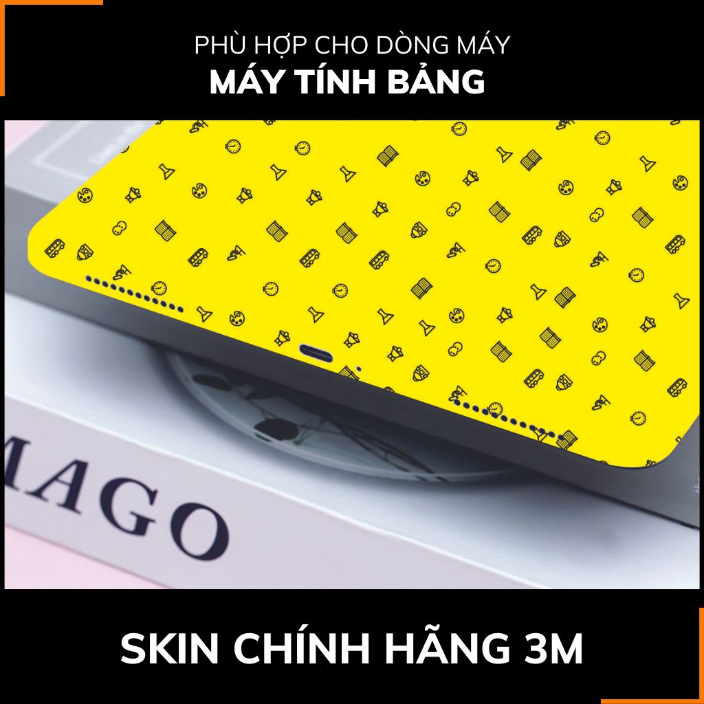 Dán skin máy tính bảng xiaomi, huawei, oppo, lenovo, google, microsoft, vivo  full body và camera chính hãng ORAFOL nhập khẩu từ ĐỨC MÁY TÍNH BẢNG  - MANY STICKER YELLOW -  SK B14 06 phụ kiện điện thoại huỳnh tân store