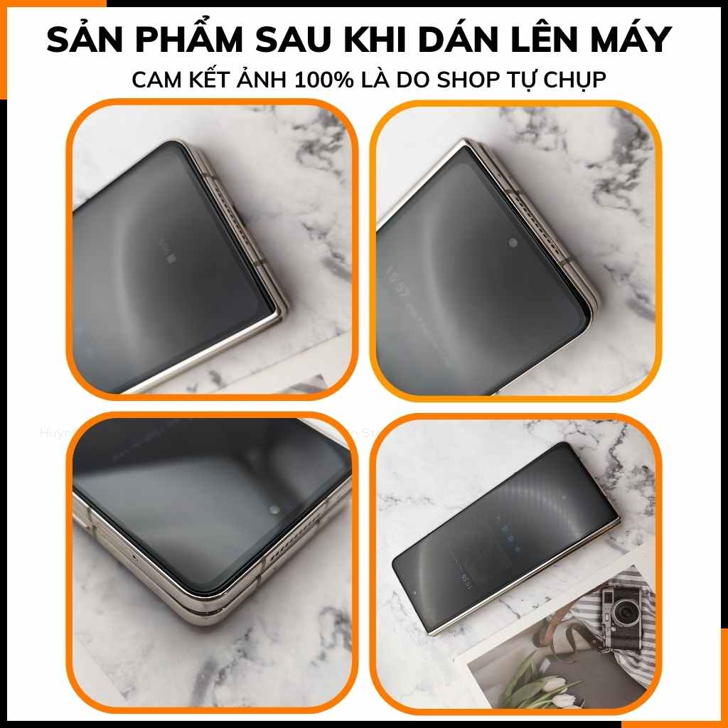 Cường lực samsung z fold 5 trong suốt full màn hình chống bám vân tay chính hãng KUZOOM  phụ kiện điện thoại huỳnh tân store