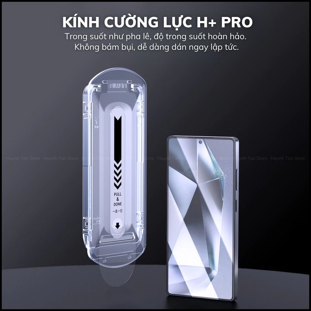 Kính Cường Lực Samsung S25 Ultra chống nhìn trộm Nillkin Cảm Ứng Vân Tay Siêu Nhạy Kèm Khung Trợ Dán