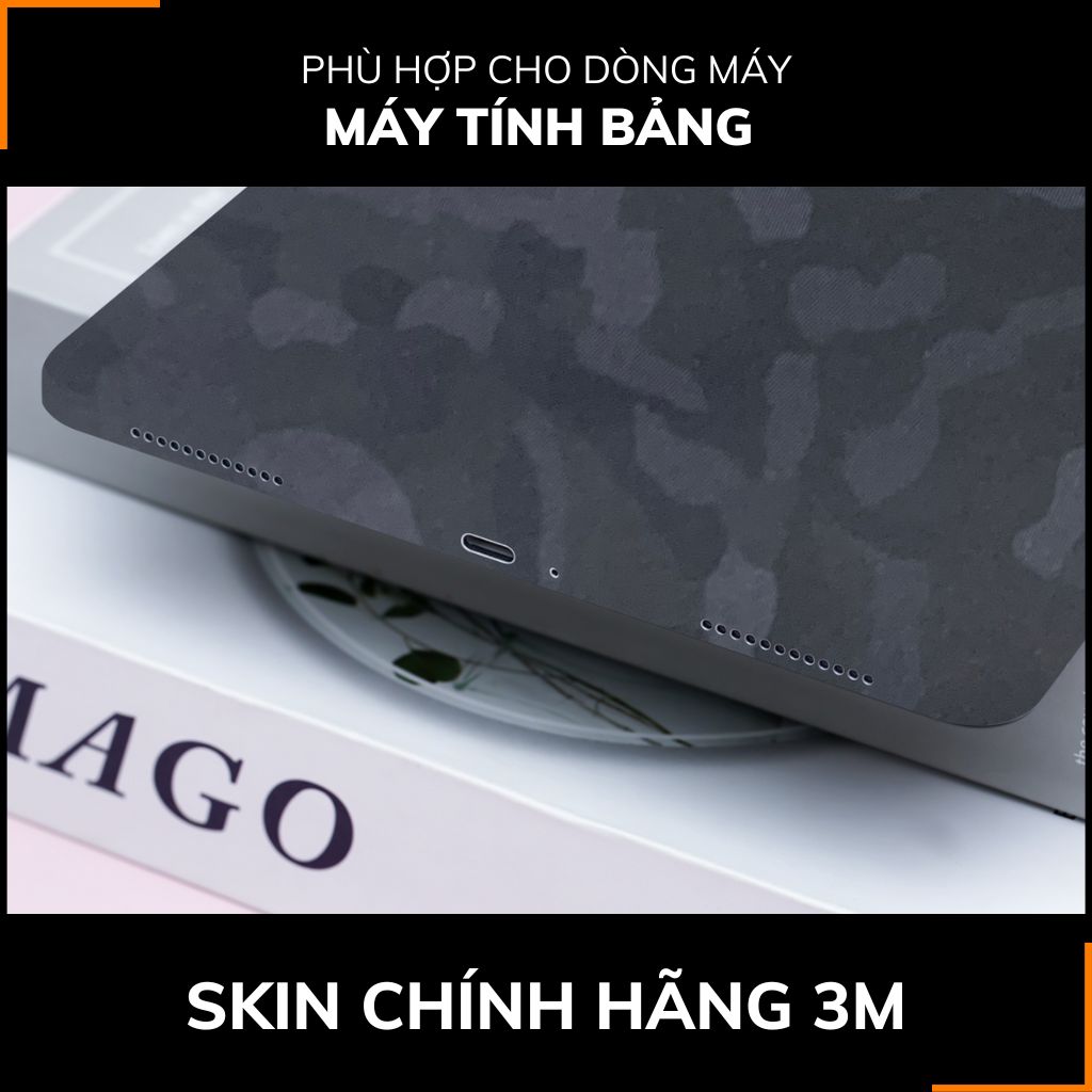 Dán skin máy tính bảng xiaomi, huawei, oppo, lenovo, google, microsoft, vivo full body và camera chính hãng ORAFOL nhập khẩu từ ĐỨC MÁY TÍNH BẢNG - CAMO BLACK - SK B12 01 phụ kiện điện thoại huỳnh tân store