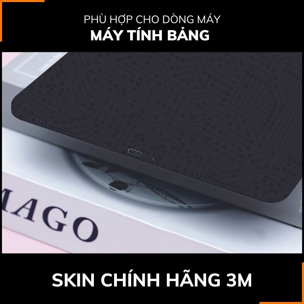 Dán skin máy tính bảng xiaomi, huawei, oppo, lenovo, google, microsoft, vivo full body và camera chính hãng ORAFOL nhập khẩu từ ĐỨC MÁY TÍNH BẢNG - ELECTRIC FULL BLACK - SK B01 06 phụ kiện điện thoại huỳnh tân store