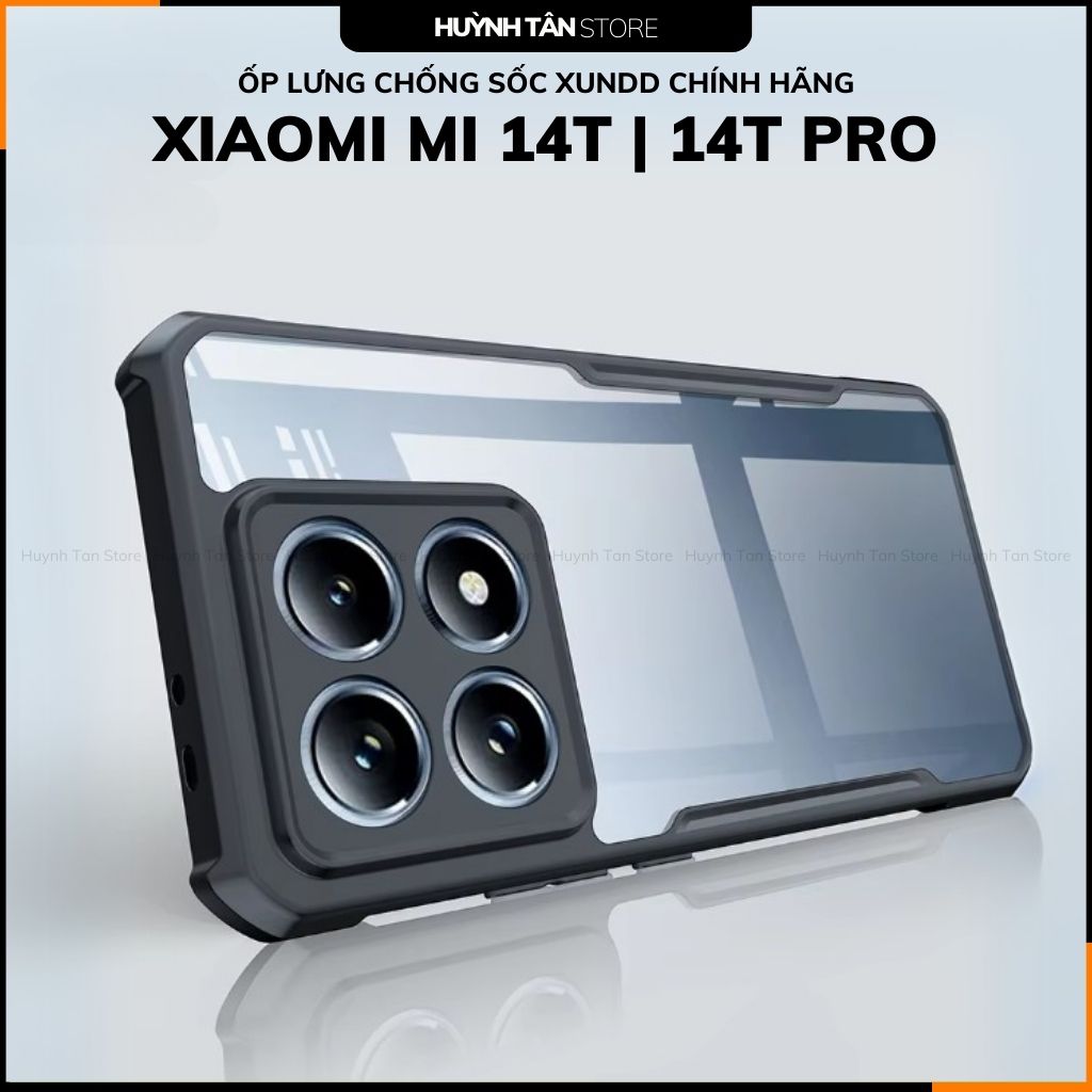 Ốp lưng xiaomi mi 14t mi 14t pro chống sốc xundd bảo vệ camera chính hãng chống ố vàng phụ kiện huỳnh tân store