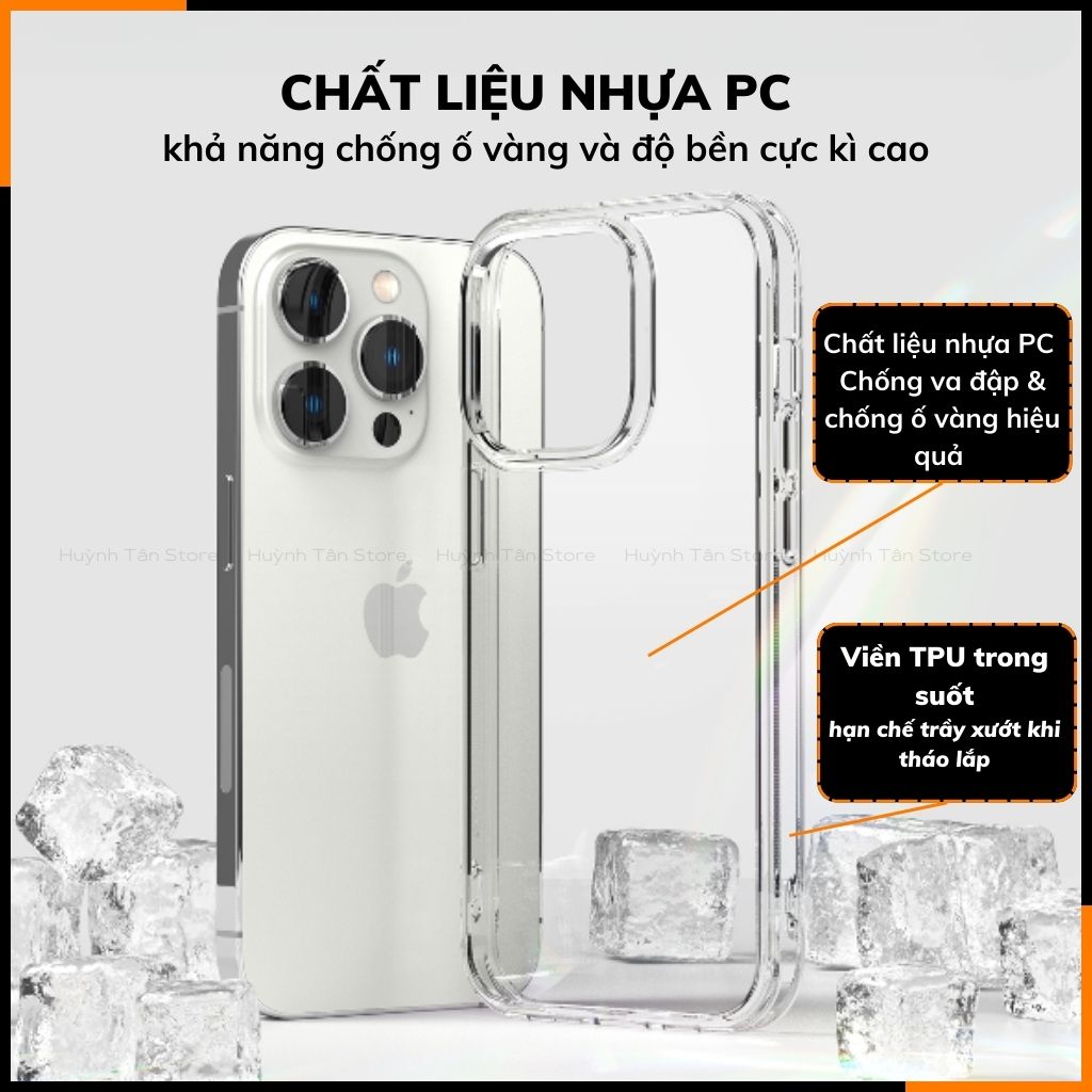 Ốp lưng iphone 15 pro max RINGKE chính hãng trong suốt chống sốc FUSION chống ố vàng phụ kiện điện thoại huỳnh tân