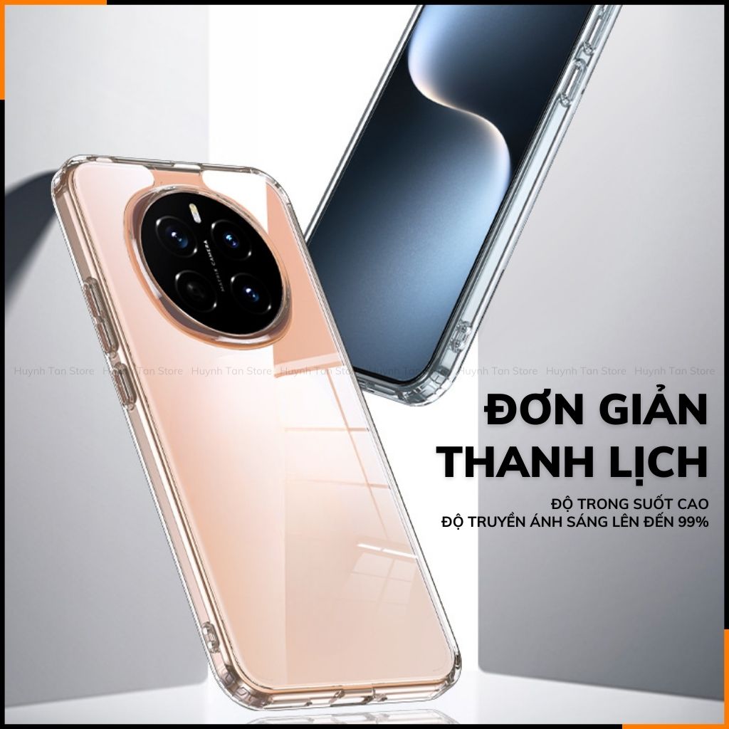 Ốp lưng honor magic 7 pro  chống sốc CLEAR COLOR VER 4 trong suốt không ố vàng bảo vệ camera