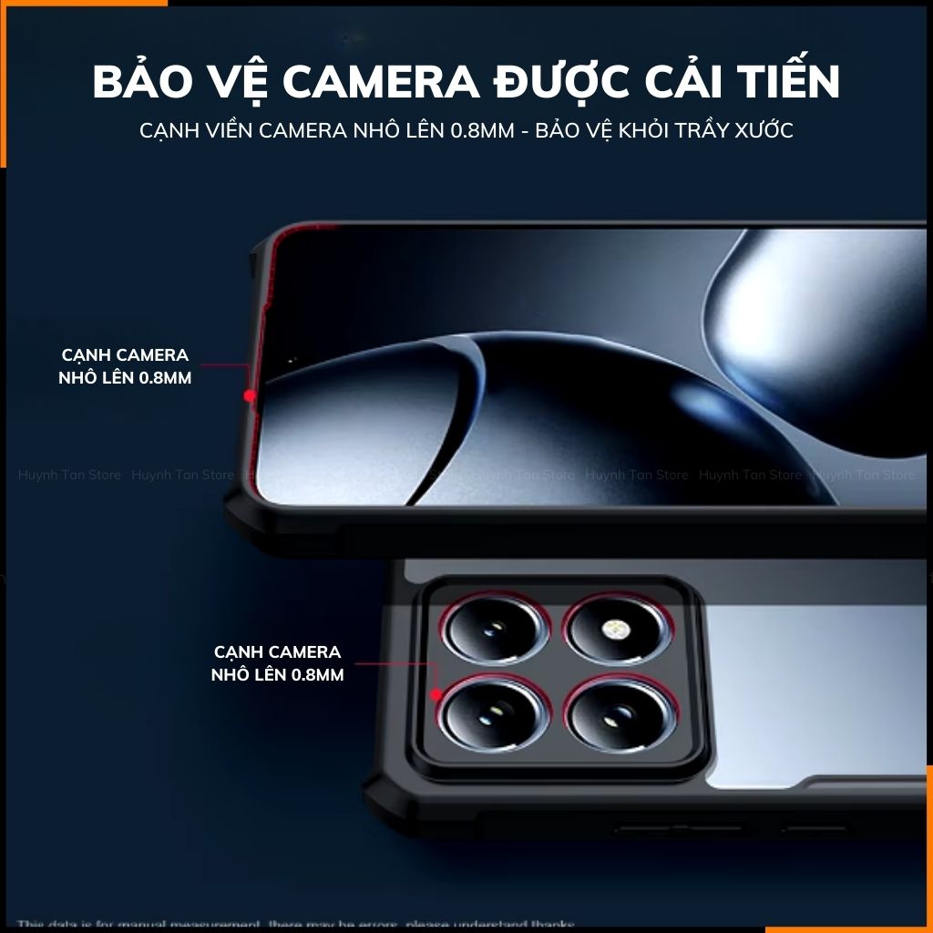 Ốp lưng xiaomi mi 14t mi 14t pro chống sốc xundd bảo vệ camera chính hãng chống ố vàng phụ kiện huỳnh tân store