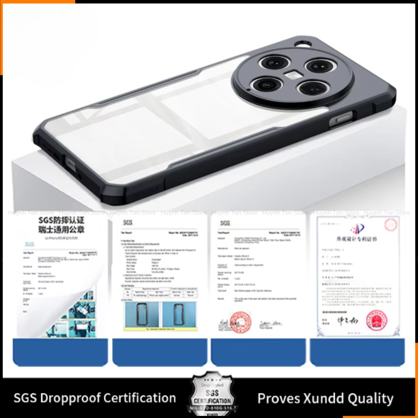 Ốp lưng oppo find x8 pro find x8 chống sốc xundd bảo vệ camera chính hãng phụ kiện huỳnh tân store