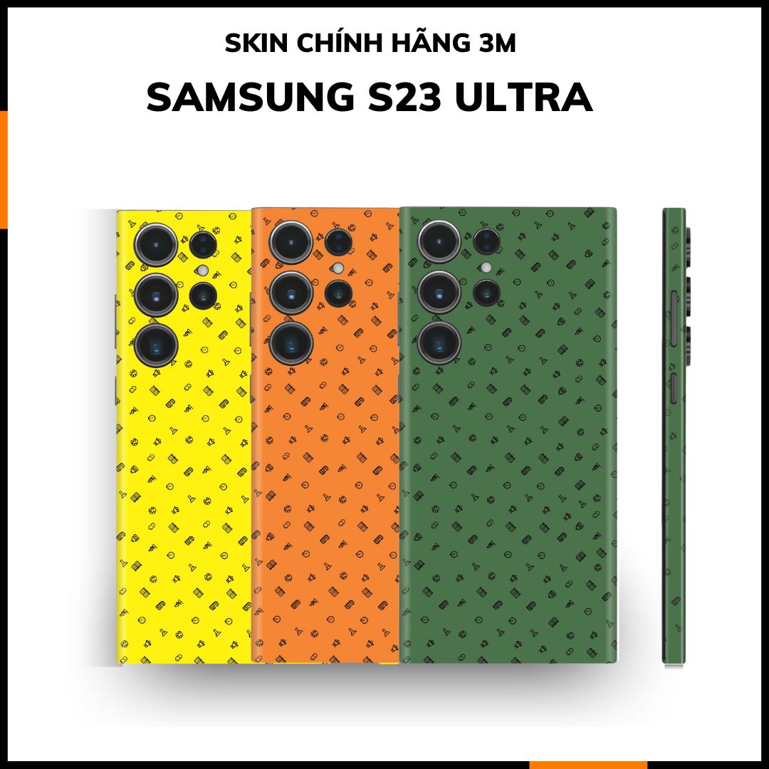Dán skin điện thoại Samsung S23 Ultra full body và camera nhập khẩu chính hãng USA phụ kiện điện thoại huỳnh tân store