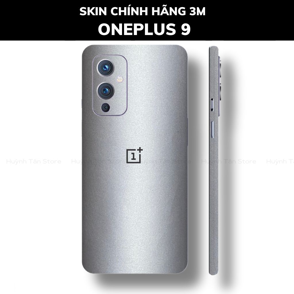 Skin 3m Oneplus 9R, 9 Pro, 9 full body và camera nhập khẩu chính hãng USA phụ kiện điện thoại huỳnh tân store - Alumium White - Warp Skin Collection