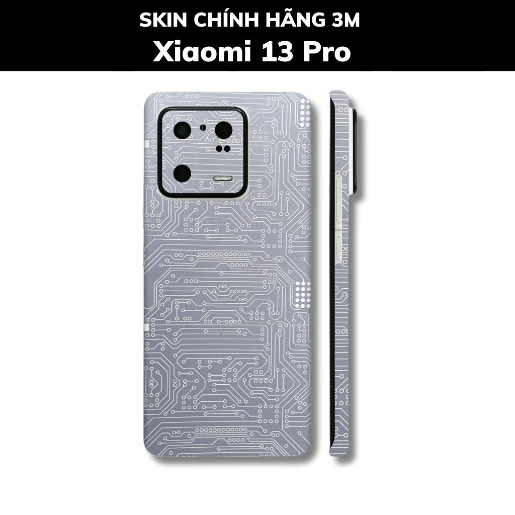 Skin 3m Mi 13 Ultra, Mi 13 Pro, Mi 13  full body và camera nhập khẩu chính hãng USA phụ kiện điện thoại huỳnh tân store - Electronic White 2021 - Warp Skin Collection