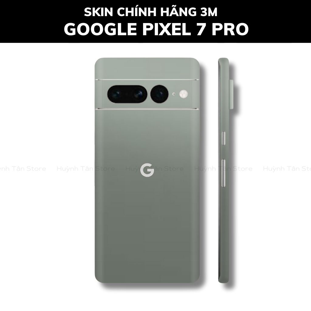 Skin 3m Google Pixel 7 Pro, Pixel 7, Pixel 7A full body và camera nhập khẩu chính hãng USA phụ kiện điện thoại huỳnh tân store - Battelship Grey - Warp Skin Collection